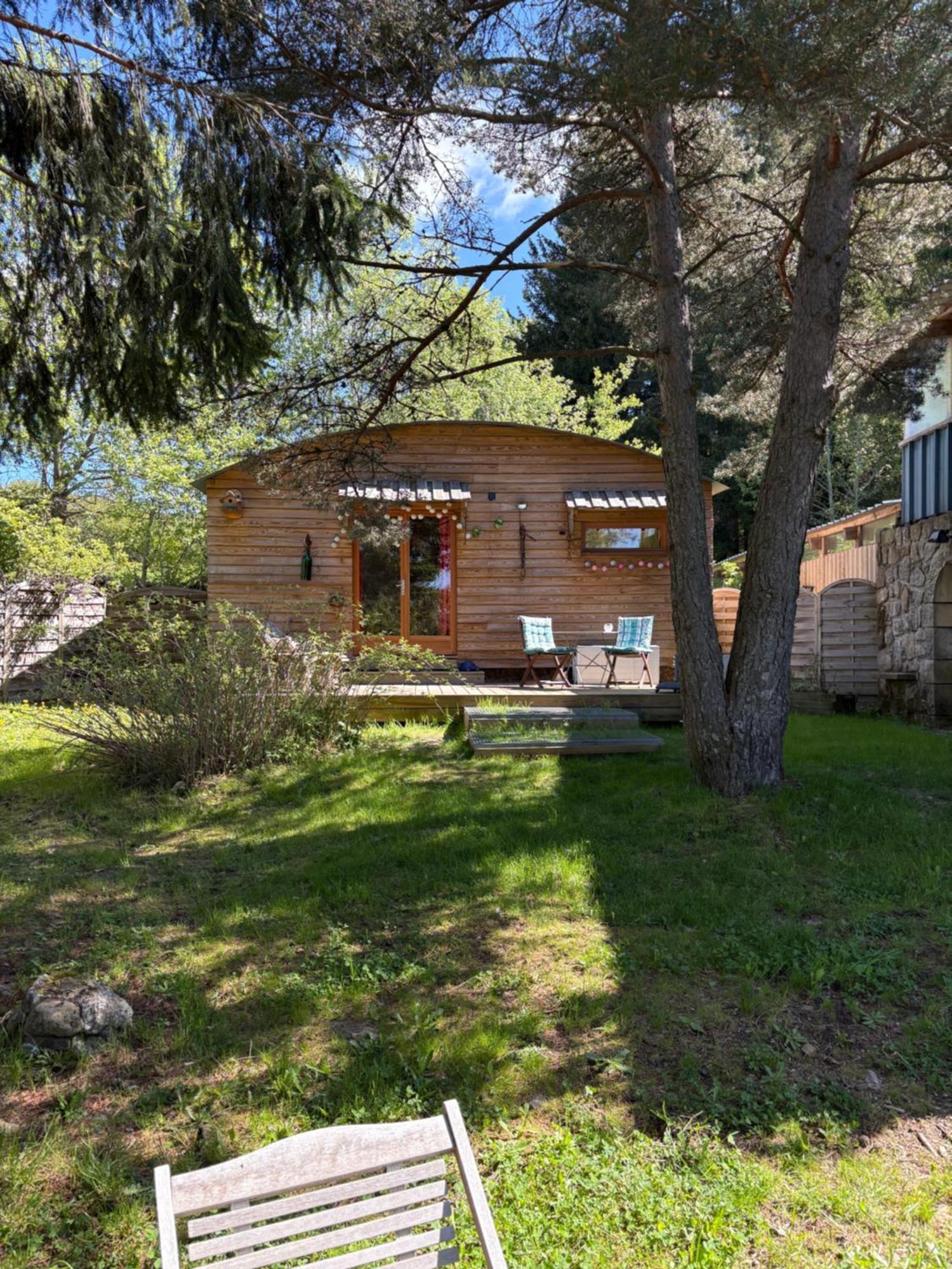 Chalet Grenouille Domaine De La Mamounette Champclause Exteriör bild