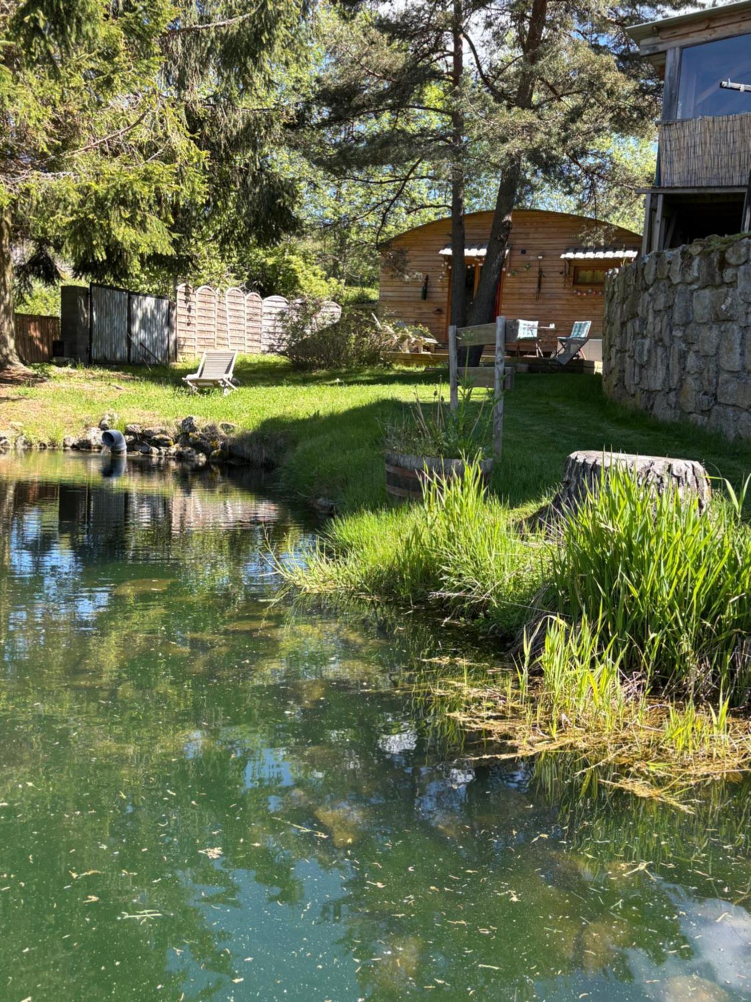 Chalet Grenouille Domaine De La Mamounette Champclause Exteriör bild
